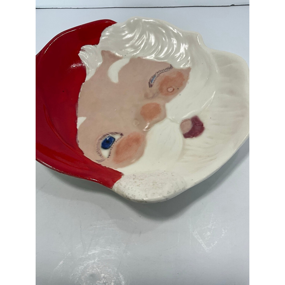 Vintage 1965 Winking Santa Dish - Picture 6 of 6